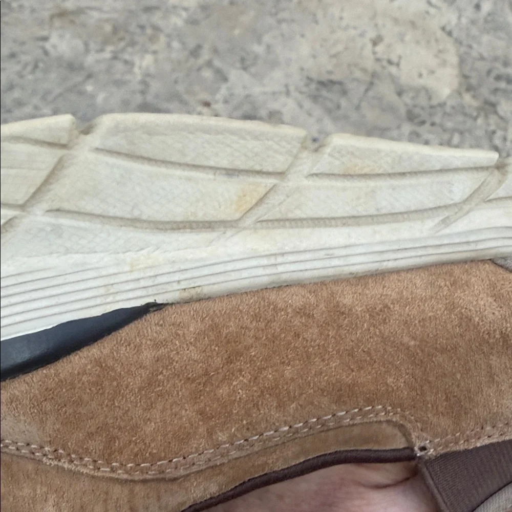 Skechers Men’s Tan Suede Slip-On Casual Loafers